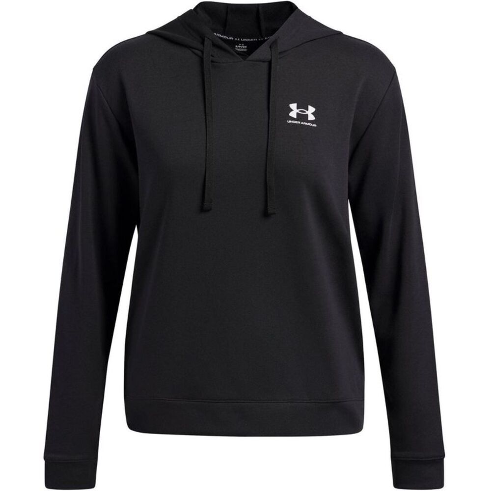 Under Armour Womens/Ladies Rival French Terry Hoodie / Black